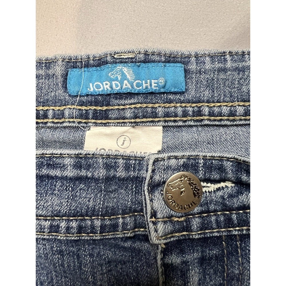 Y2K Jordache Girls Embroidered Butterfly & Bird Jeans Size 10 - Picture 7 of 12